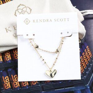 Kendra Scott Ari Heart Multi Strand Necklace Gold